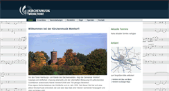 Desktop Screenshot of kirchenmusik-wohltorf.de
